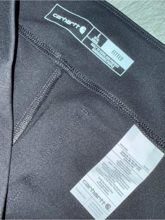 Womens Sz L (12/14) CARHARTT  Force Fitted Midweight Utility Leggings Black - Picture 7 of 7